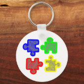 Puzzleteile puzzel sleutelhanger (Voorkant)