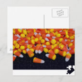 Puzzling Candy Corn Briefkaart (Voorkant / Achterkant)