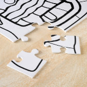 PUZZZELS U KLEUR - EEN KUSTVOLLEDIGE VAN HET KLEUR LEGPUZZEL (Zijkant)