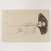 PUZZZLE : EGON SCHIELE : PORTRAIT VAN VROUWEN 1910 LEGPUZZEL (Horizontaal)