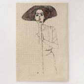 PUZZZLE : EGON SCHIELE : PORTRAIT VAN VROUWEN 1910 LEGPUZZEL (Verticaal)