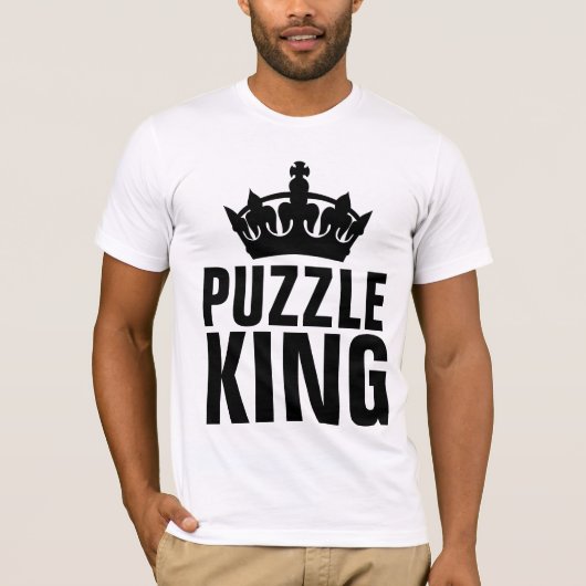 PUZZZLE KING MANNEN T-Shirts (Voorkant)