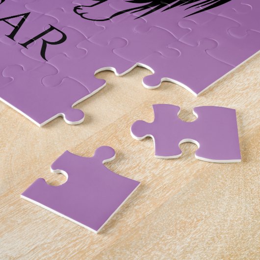 PUZZZLE. NAAM VAN HET KIND EN DE DOG. LEGPUZZEL (Zijkant)