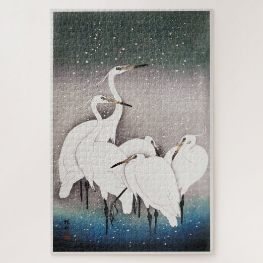 PUZZZLE : OHARA KOSON : GROEP EGRETS LEGPUZZEL (Verticaal)