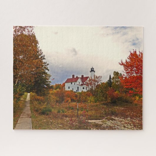PUZZZLE/PUNT IROQUOIS LIGHTHOUSE MICHIGAN U.P. LEGPUZZEL (Horizontaal)