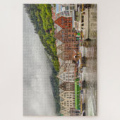 PUZZZLE Skyline Noruega Bergen, paisaje Legpuzzel (Verticaal)
