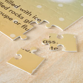 PUZZZLE - WITSERSE ZONNEN ONTVANGST COCKTAIL ART LEGPUZZEL (Zijkant)