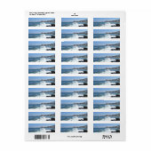 PV Uitzicht met Crashing Wave Etiket (Full Sheet)