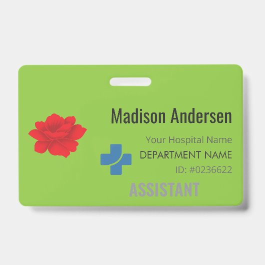 PVC Badge Kaart – Kantoor.Event.Horizontal.ID (Voorkant)