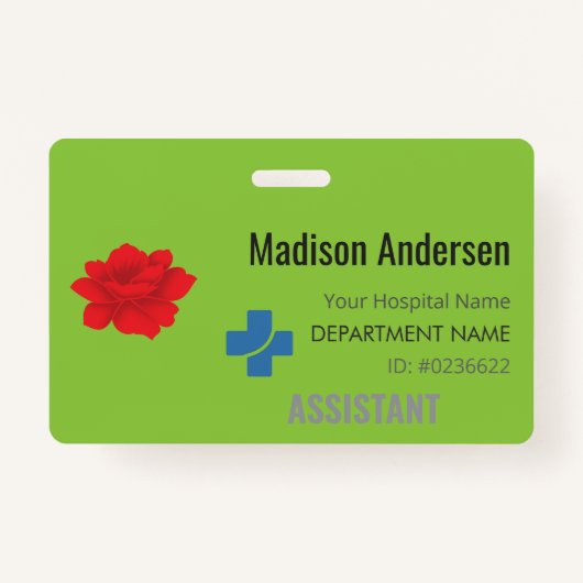 PVC Badge Kaart – Kantoor.Event.Horizontal.ID (Voorkant)