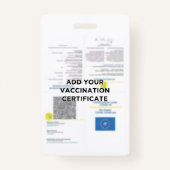 PVC Navy Blue Badge (Achterkant)