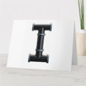 Pvc Pipet Letter Concept Kaart (Voorkant)