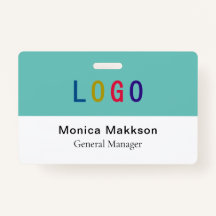 PVC Plastic vrijwilligerbadge met Clip Custom Logo