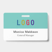 PVC Plastic Vrijwilligersbadge met Clip Custom Log Badge (Achterkant)