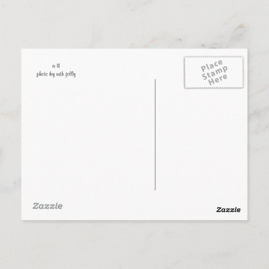 pvc - vlinderwerkkaart briefkaart (Achterkant)