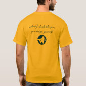 PVD - Gebouwd goud T-shirt (Achterkant)