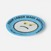 PvdA-feestdag borden Papieren Bordje (Gekanteld)