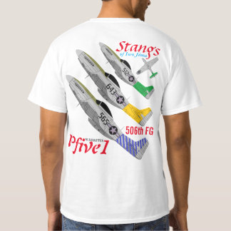 Pvijf1 Stangs van Iwo Jima 506th FG T-shirt