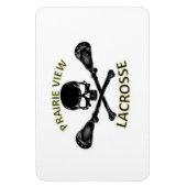 PVSkull en Sticks Magneet (Verticaal)