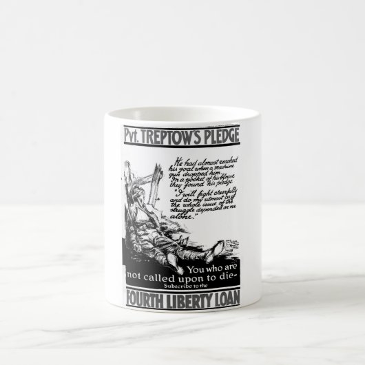 Pvt. Treptow's Pledge. "Ik zal vechten_War afbeel Koffiemok (Center)