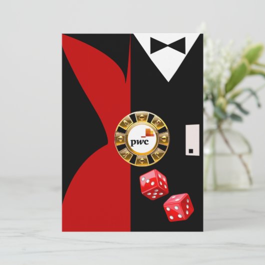 PwC Casino Royale Vegas Swank Diner Dansant Kaart (Staand voorkant)