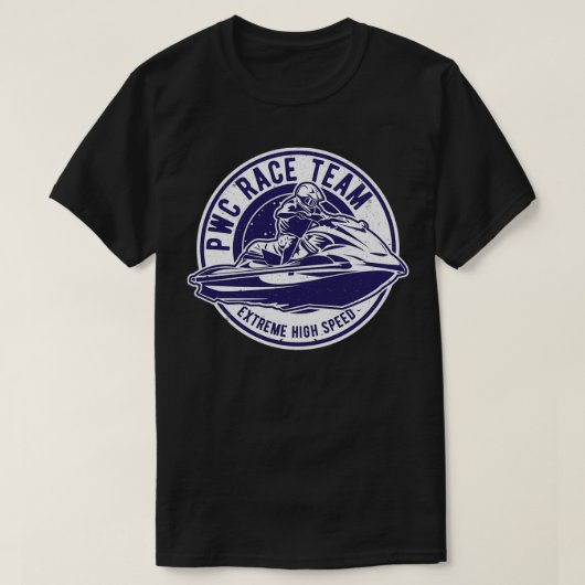 PWC Jet Ski Race Team T-shirt (Design voorkant)
