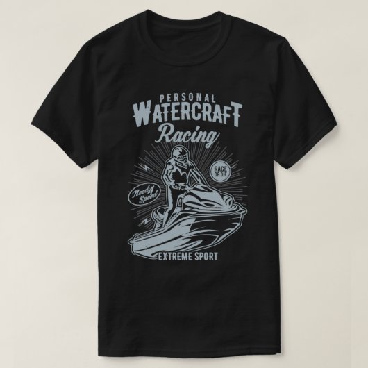 PWC Jet Ski Scheepssport T-shirt (Design voorkant)