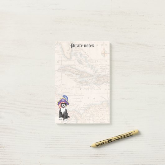 PWD Pirate Post-it® Notes (Op bureau)