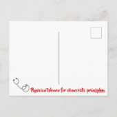 PWDP $1M Fist Postcard Briefkaart (Achterkant)