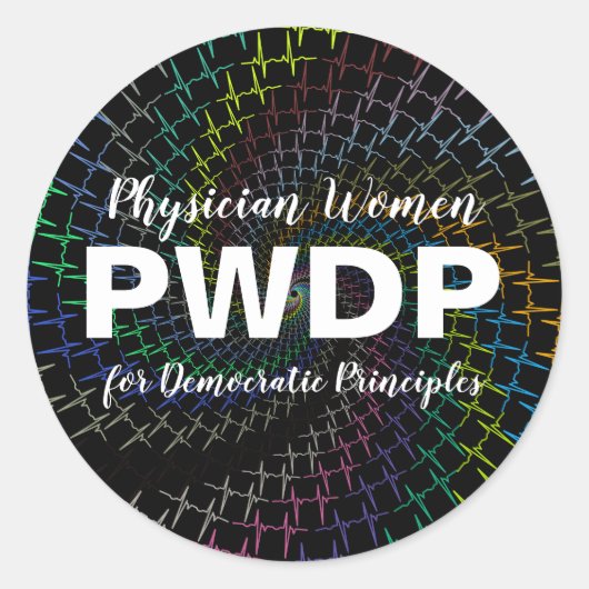 PWDP ecg vortex stickers (Voorkant)