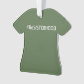 PWDP ReSISTERHOOD t-shirt-versiering Ornament (voorkant)