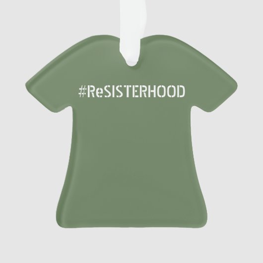 PWDP ReSISTERHOOD t-shirt-versiering Ornament (voorkant)