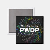 PWDP vortex ecg koelkastmagneet Magneet (Voorkant / Achterkant)