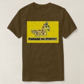 Pwease No Steppy Gadsden Flag Dont Tread on me T-shirt (Design voorkant)