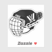 PWHL Hockeyhelm voor dames Sticker (Vel)