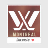 PWHL Montreal Logo Sticker (Vel)