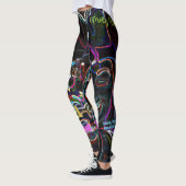 PWL ShipRocked Neon Mardi Gras Leggings (Links)