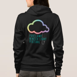 PWLF Womens Zip Hoodie - Zwart