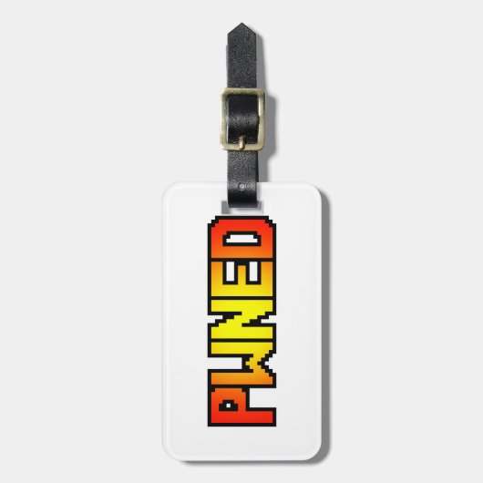 PWNED BAGAGELABEL (Voorkant verticaal)