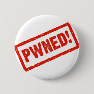 PWNED RONDE BUTTON 5,7 CM