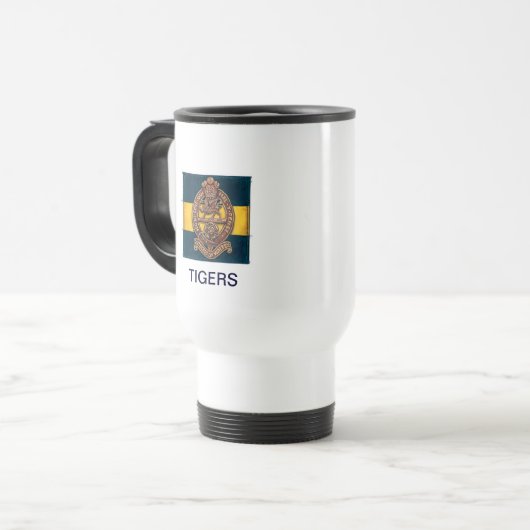 PWRR White Insulated Travel Mug Reisbeker (Voorkant links)