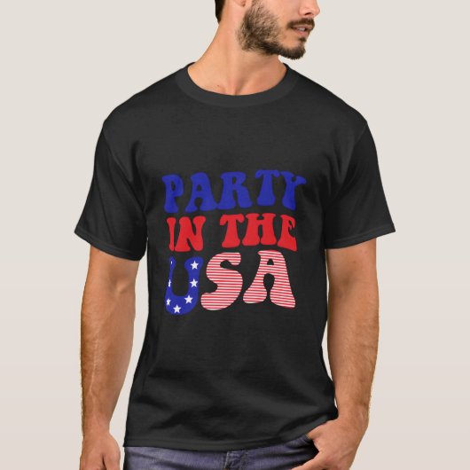Py In De VS 4e Juli Onafhankelijkheidsdag VS T-shirt (Voorkant)