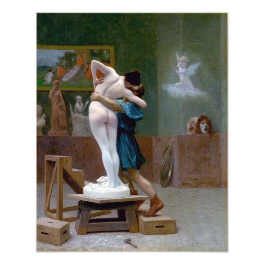 Pygmalion and Galatea Foto Afdruk (Voorkant)
