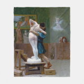 Pygmalion en Galatea Fleece Deken (Voorkant)