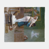 Pygmalion en Galatea Fleece Deken (Voorkant (Horizontaal))