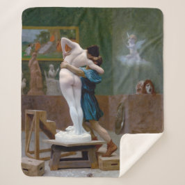 Pygmalion en Galatea Sherpa Deken