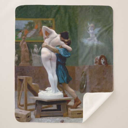 Pygmalion en Galatea Sherpa Deken (Voorkant)