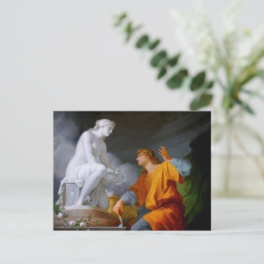 Pygmalión (Griekse mythologie - Galathea) ~ Briefkaart (Staand voorkant)