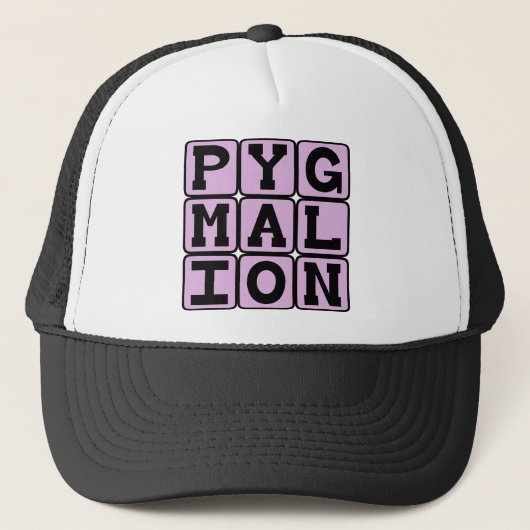 Pygmalion, Shaw Toneelstuk Trucker Pet (Voorkant)