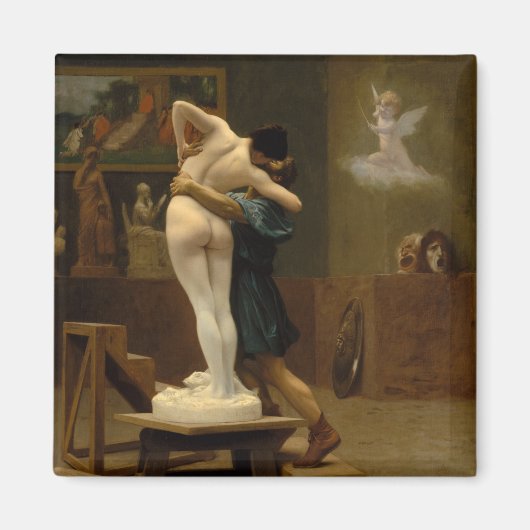 Pygmalion vierkante magneet (Voorkant)